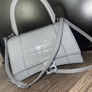 AUTHENTIC Balenciaga small hourglass top handle handbag